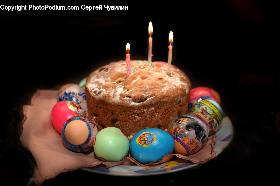 Birthday Cake, Cake, Dessert, Food, Bangles, Jewelry, Easter Egg