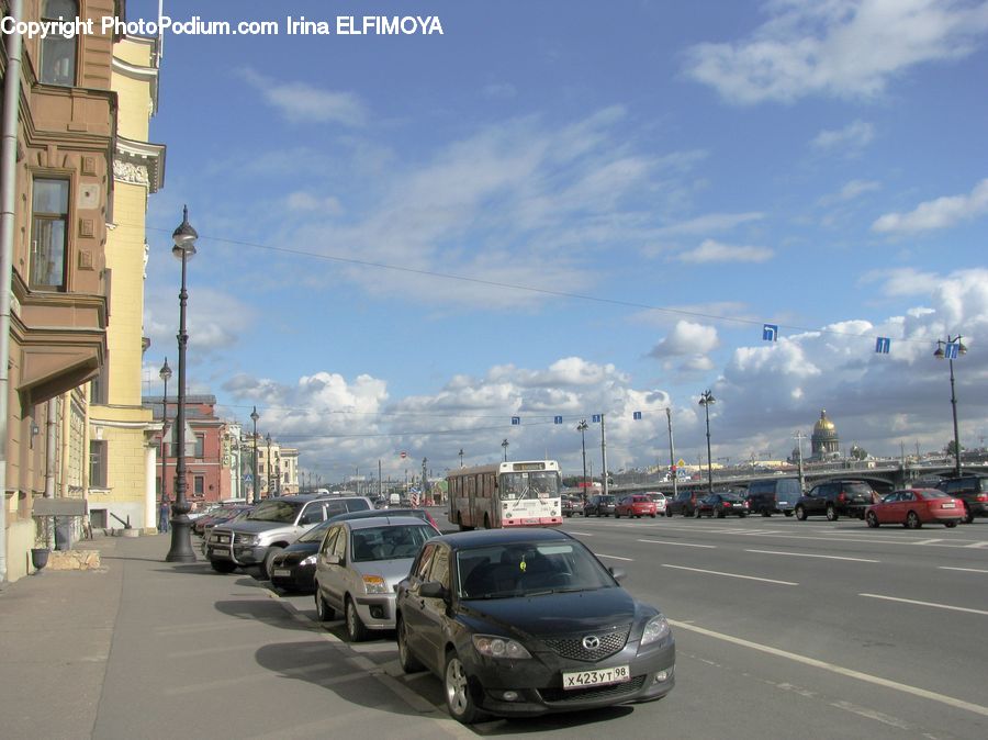 Traffic Jam, Automobile, Car, Vehicle, Intersection, Road, Freeway