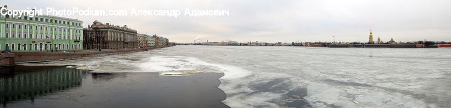 Dock, Pier, Water, Canal, Outdoors, River, City