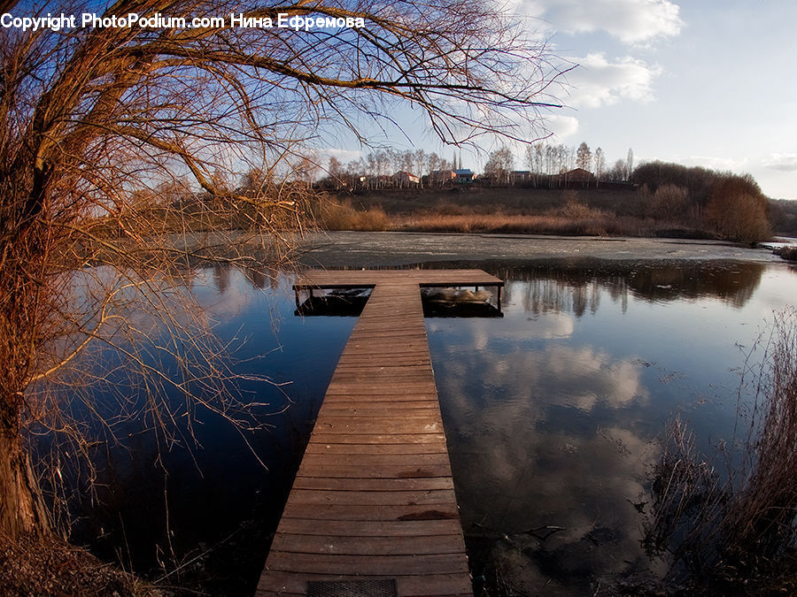 Boardwalk, Deck, Path, Sidewalk, Walkway, Dock, Landing