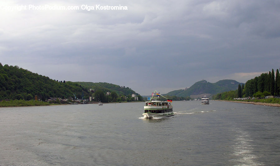 Cruise Ship, Ferry, Freighter, Ship, Tanker, Vessel, Boat