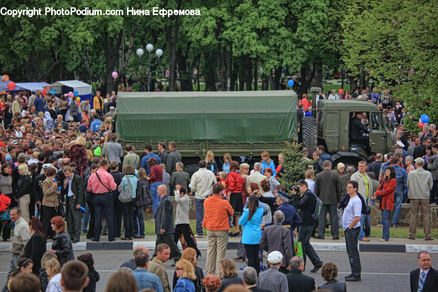 Crowd, Carnival, Festival, Parade