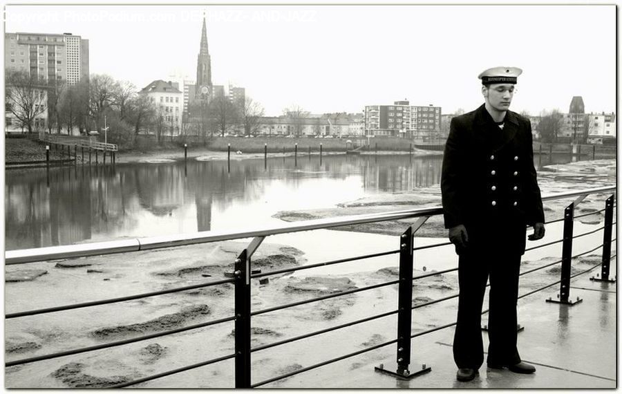 Human, People, Person, Sailor Suit, Fishing, City, Downtown