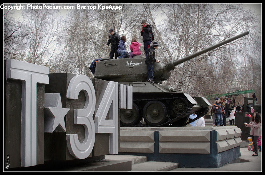 Army, Tank, Vehicle, Alphabet, Ampersand, Cross, Plywood