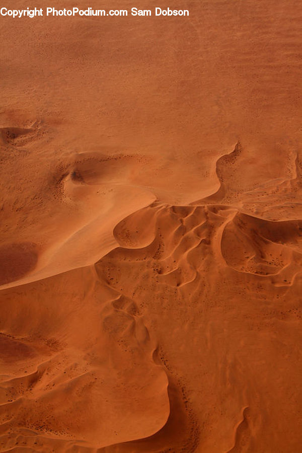 Dune, Outdoors, Aerial View, Desert, Sand, Soil