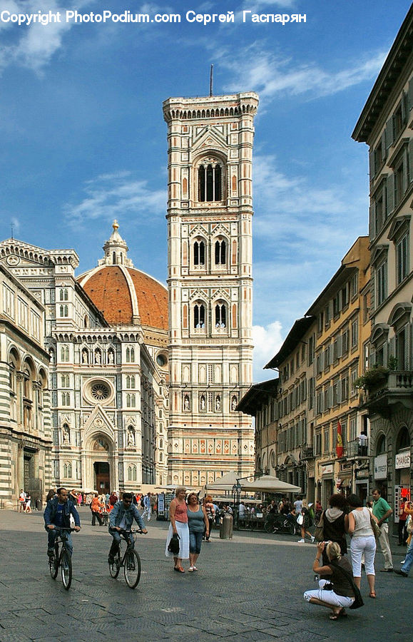 Architecture, Bell Tower, Clock Tower, Tower, Downtown, Plaza, Town Square