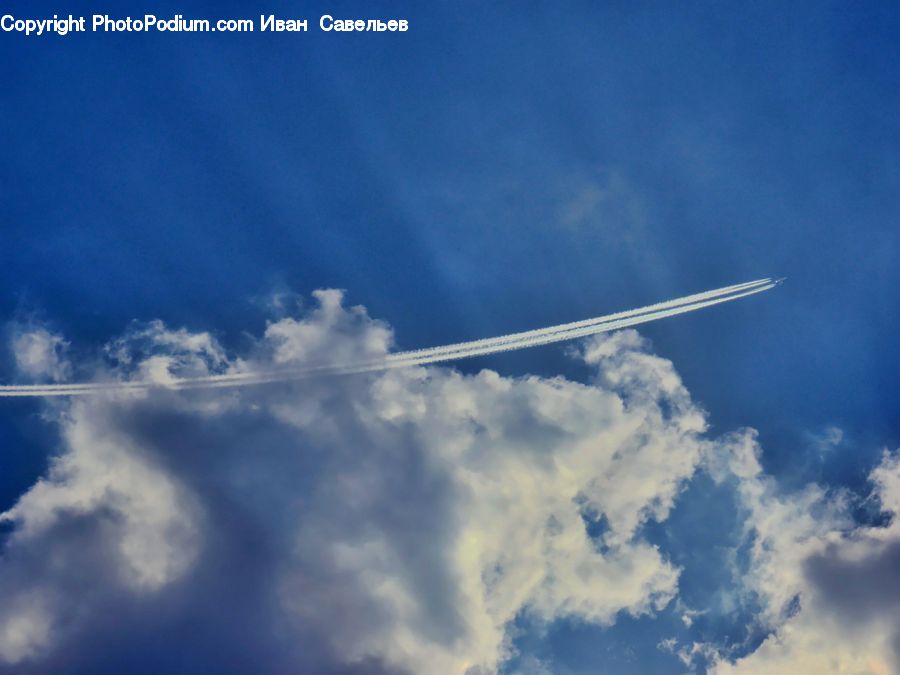 Azure Sky, Cloud, Outdoors, Sky, Cumulus