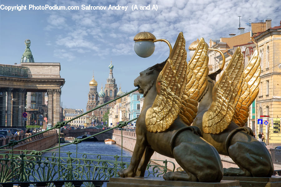 People, Person, Human, Antenna, Balcony, Art, Gargoyle