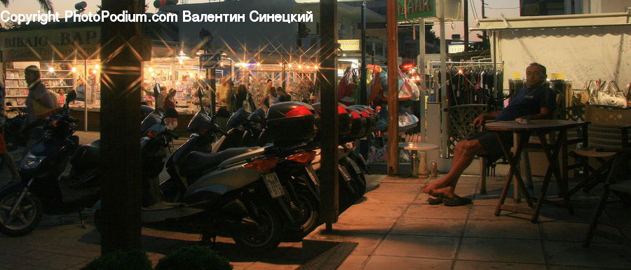 Motor, Motorcycle, Vehicle, People, Person, Human, Chair