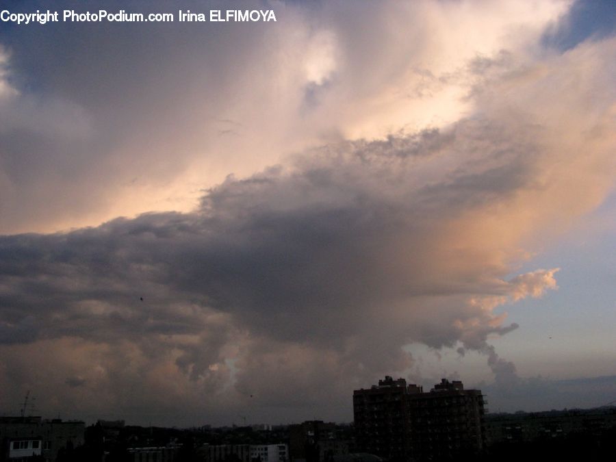 Azure Sky, Cloud, Outdoors, Sky, Cumulus, Storm, Weather