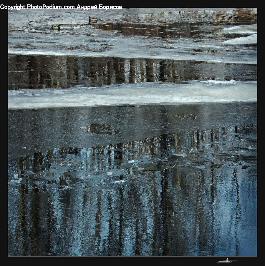 Fountain, Water, Pavement, Art, Modern Art