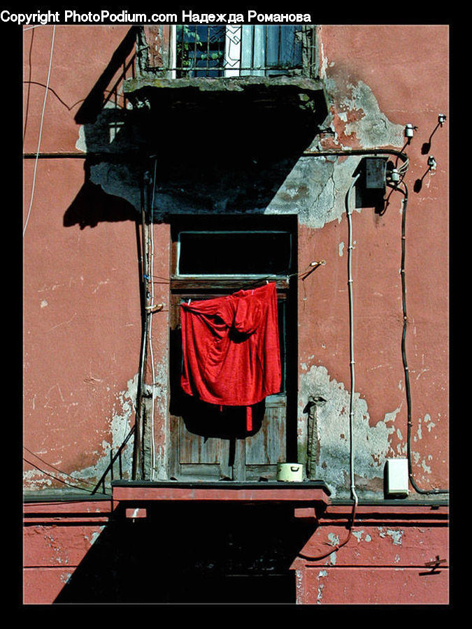 Brick, Balcony, Hole, Collage, Poster, Console, Engine