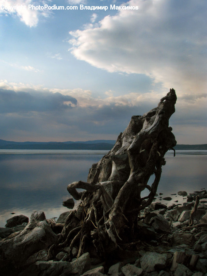 Coast, Outdoors, Sea, Water, Beach, Rubble, Rock