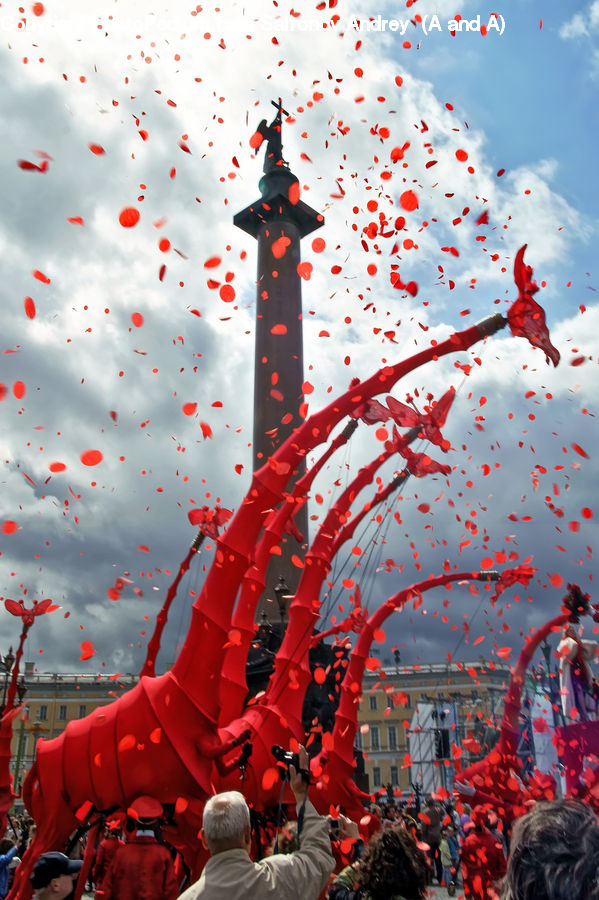 Confetti, Paper, Carnival, Festival, Parade, Crowd, Art