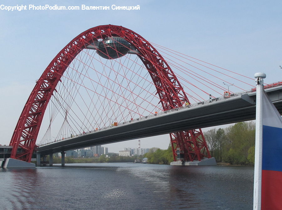 Arch, Arch Bridge, Bridge, Canopy, Outdoors, River, Water