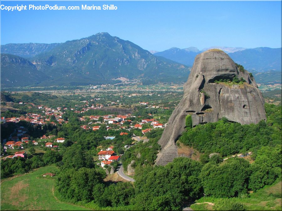 Crest, Mountain, Outdoors, Peak, Castle, Fort, Landscape