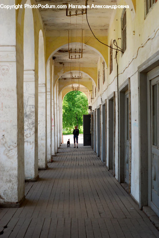 Arch, Path, Sidewalk, Walkway, Alley, Alleyway, Road