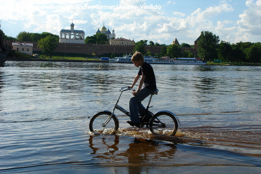 Human, People, Person, Boat, Watercraft, Bicycle, Bike