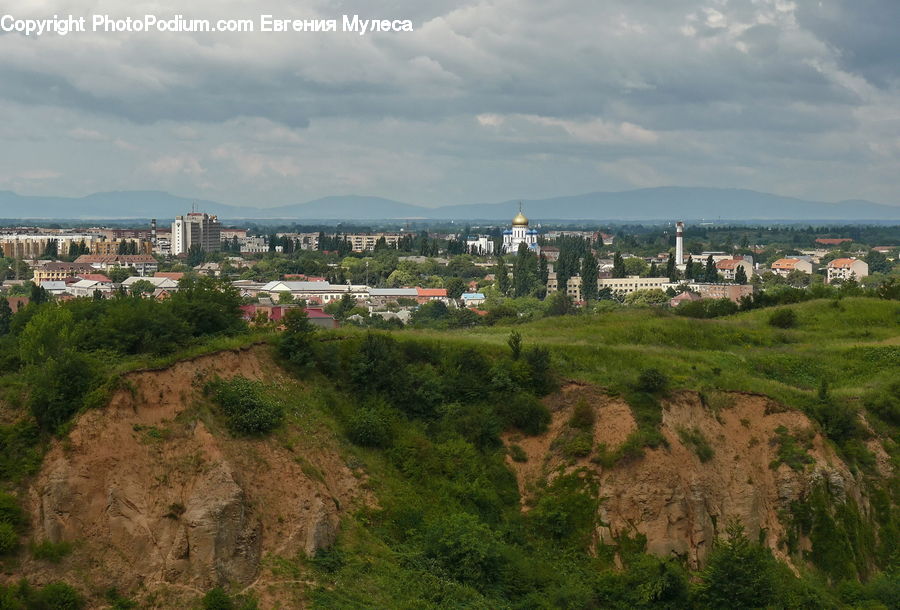 Aerial View, Landscape, Nature, Scenery, City, Downtown, Metropolis