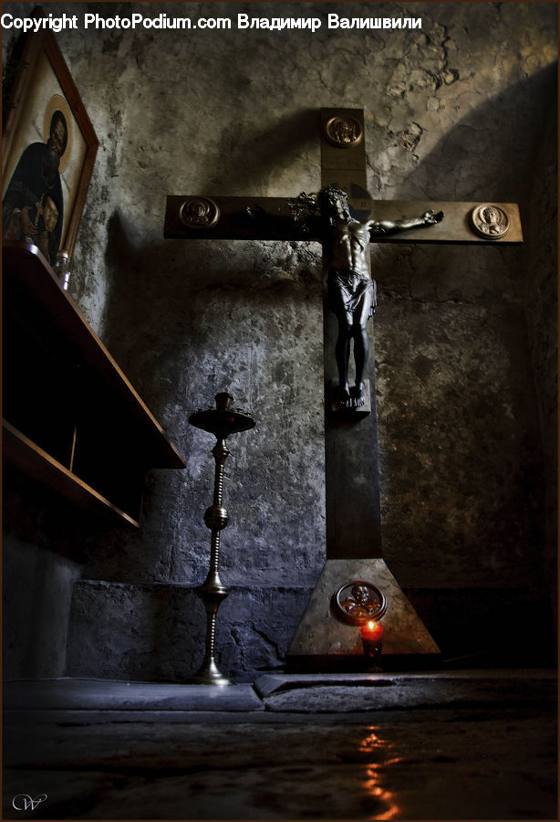 Cross, Crucifix, Tap