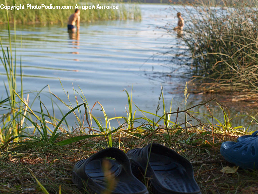 Footwear, Shoe, Running Shoe, Sneaker, Flip-Flop, Field, Grass