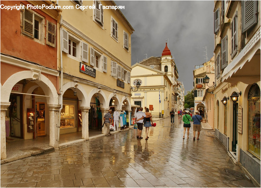 Architecture, Downtown, Plaza, Town Square, Boardwalk, Deck, Path