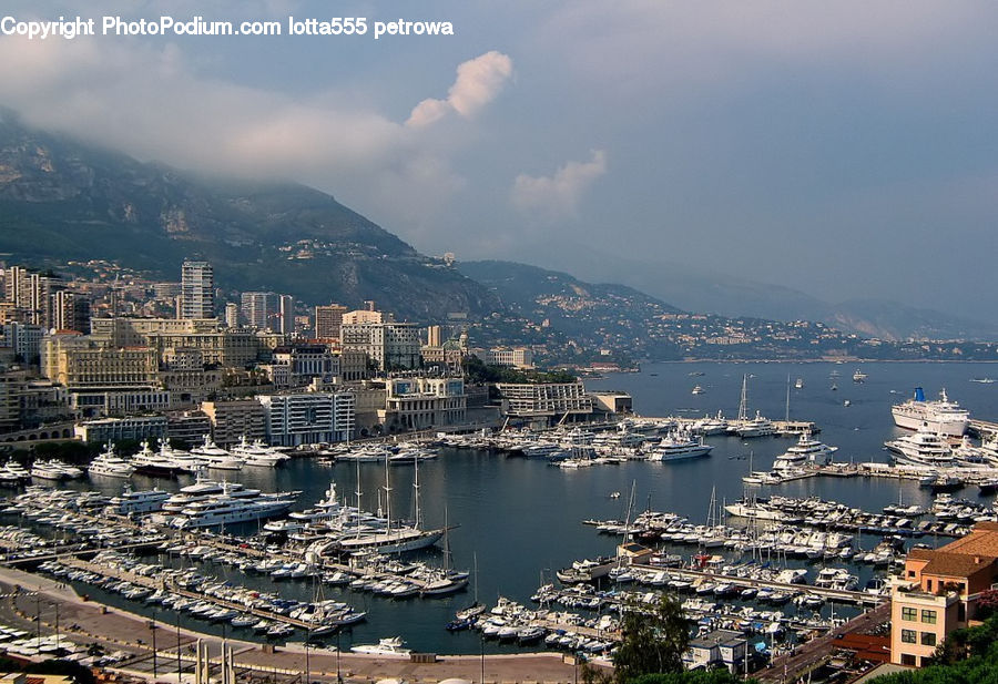 Boat, Watercraft, Aerial View, Dock, Port, Waterfront, Harbor