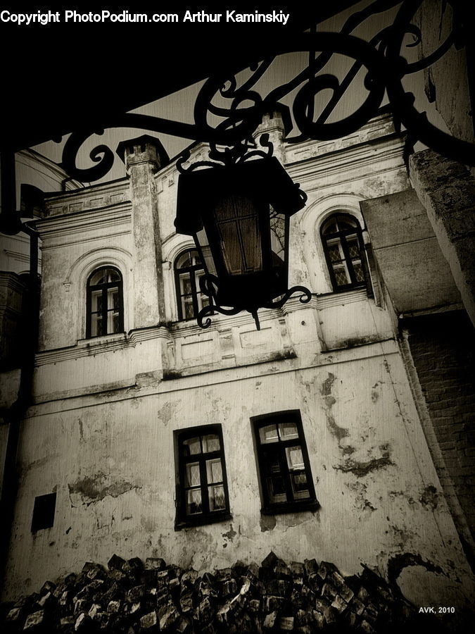 Fence, Wall, Building, Housing, Villa, Architecture, Bell Tower