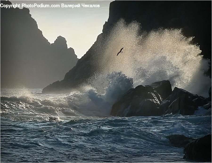 Outdoors, Sea, Sea Waves, Water, Ocean, Coast, Arctic