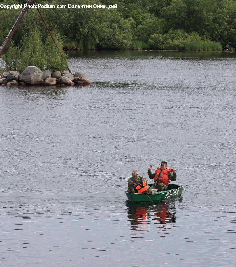 Boat, Canoe, Rowboat, Watercraft, Dinghy, Water, Forest