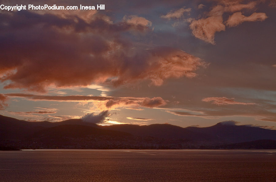 Azure Sky, Cloud, Outdoors, Sky, Dawn, Dusk, Red Sky