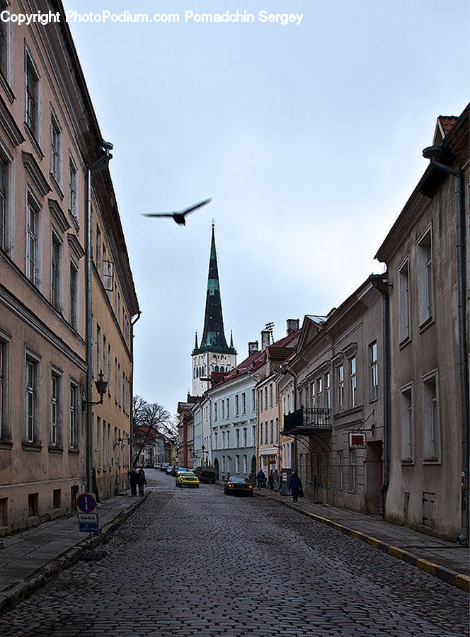 Road, Street, Town, Alley, Alleyway, Building, Downtown