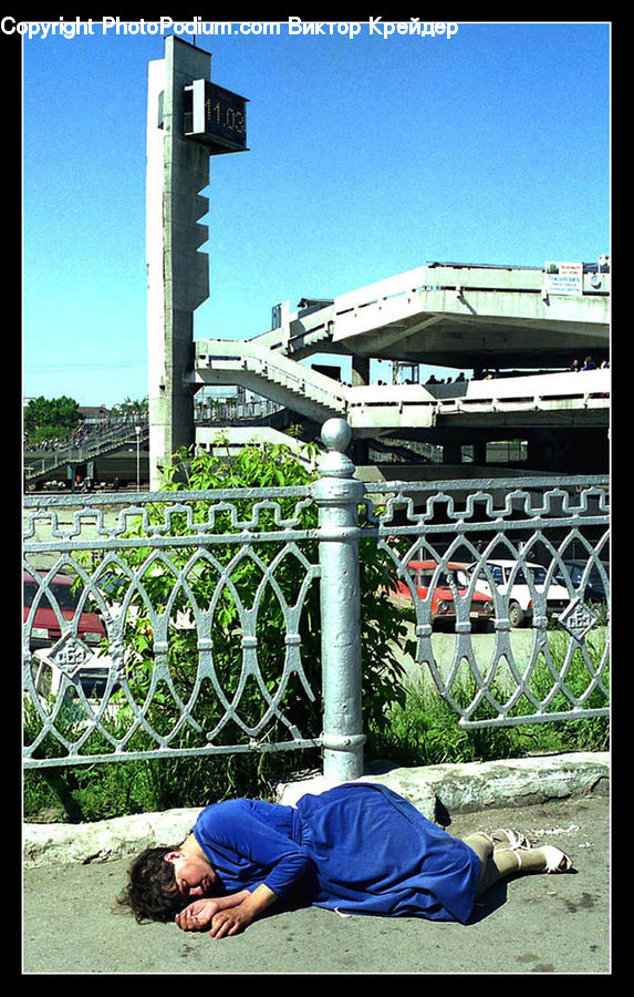 People, Person, Human, Asleep, Train, Vehicle, City