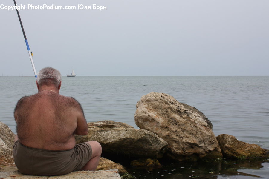 People, Person, Human, Rock, Coast, Outdoors, Sea