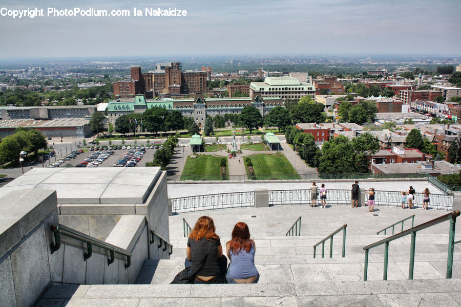 People, Person, Human, Building, Downtown, Town, Patio