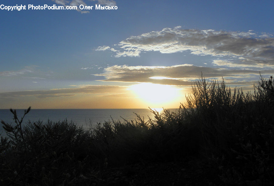 Dawn, Dusk, Sky, Sunrise, Sunset, Azure Sky, Cloud