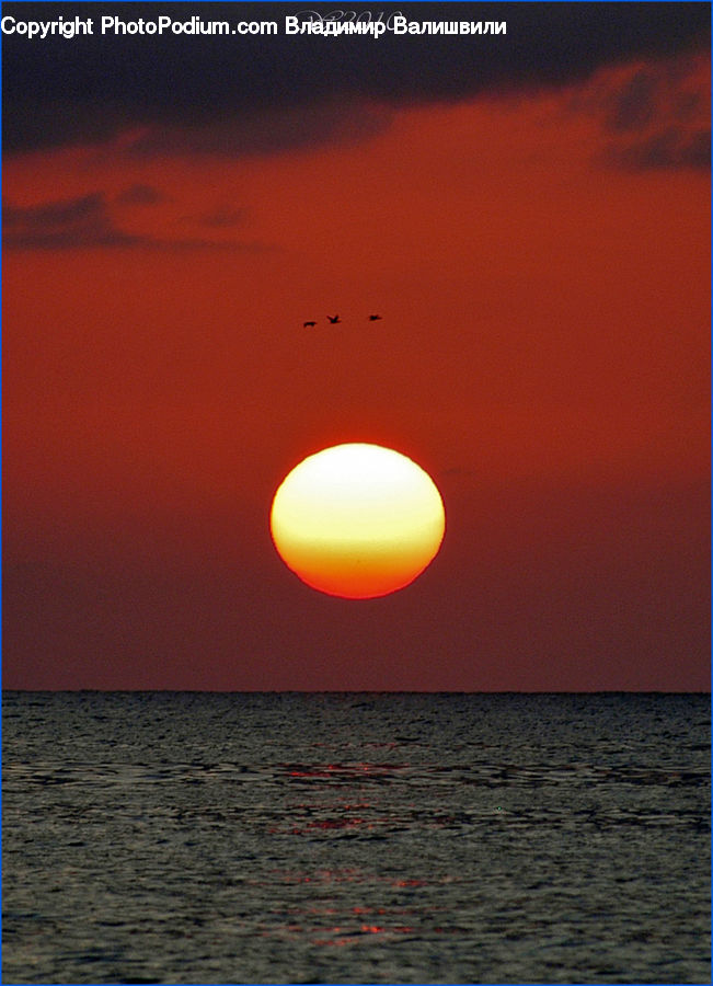 Sun, Ball, Balloon, Dawn, Dusk, Sky, Sunrise