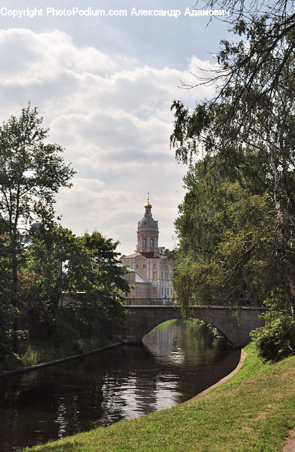 Castle, Ditch, Fort, Moat, Canal, Outdoors, River