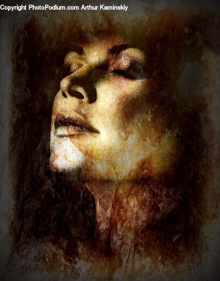 Face, Selfie, Head, Portrait, Art, Modern Art, Person