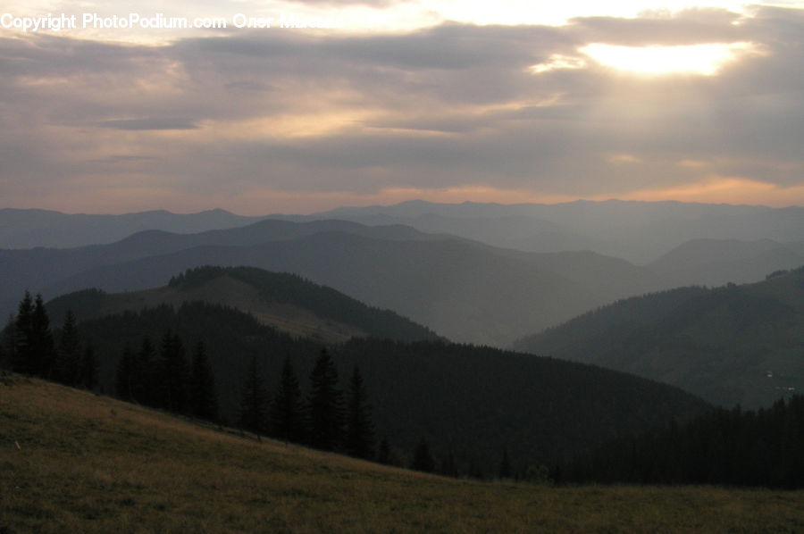 Field, Grass, Grassland, Land, Outdoors, Mountain, Mountain Range