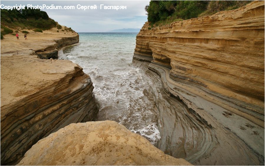 Cliff, Outdoors, Nature, Coast, Sea, Water, Sand