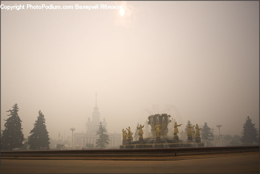 Fog, Pollution, Smog, Smoke, Mist, Outdoors, Landscape