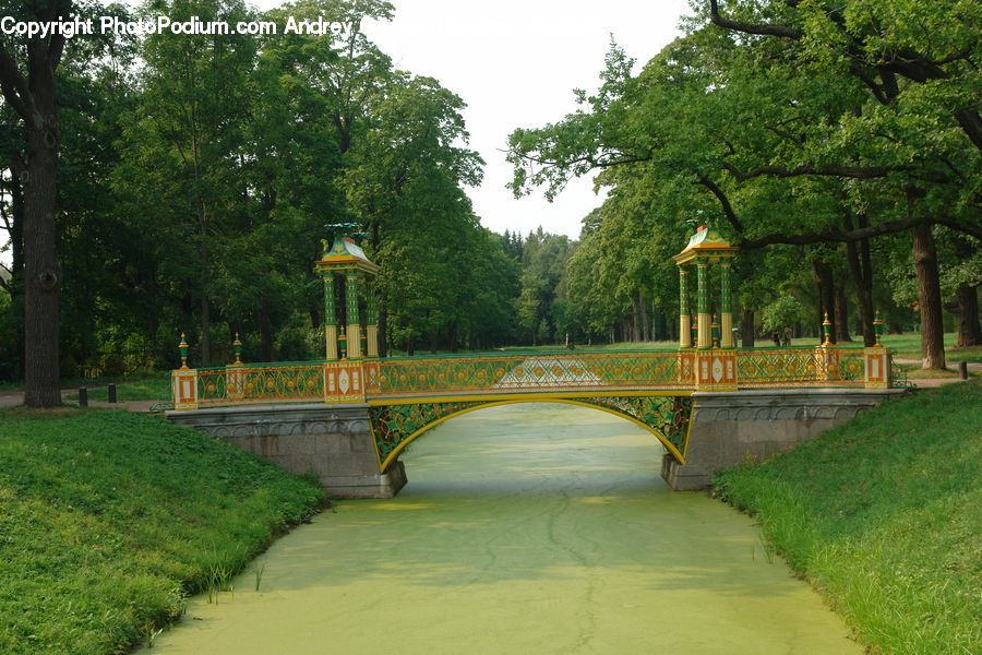 Canal, Outdoors, River, Water, Flagstone, Park, Campus