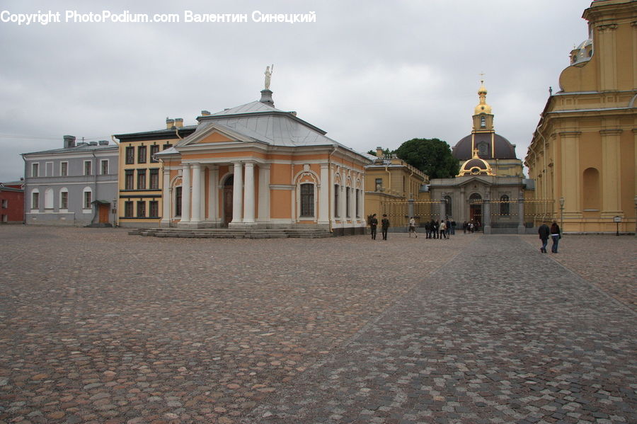 Cobblestone, Pavement, Walkway, Architecture, Downtown, Plaza, Town Square