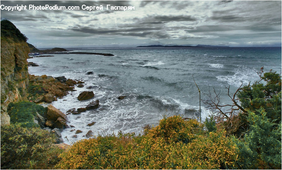 Coast, Outdoors, Sea, Water, Ocean, Beach, Promontory