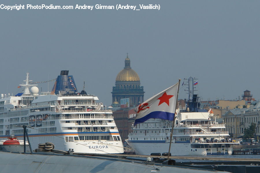 Cruise Ship, Ocean Liner, Ship, Vessel, Boat, Watercraft, Architecture