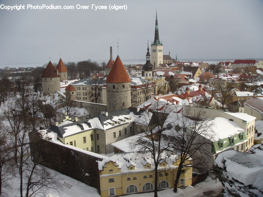 Ice, Outdoors, Snow, Architecture, Housing, Monastery, Castle