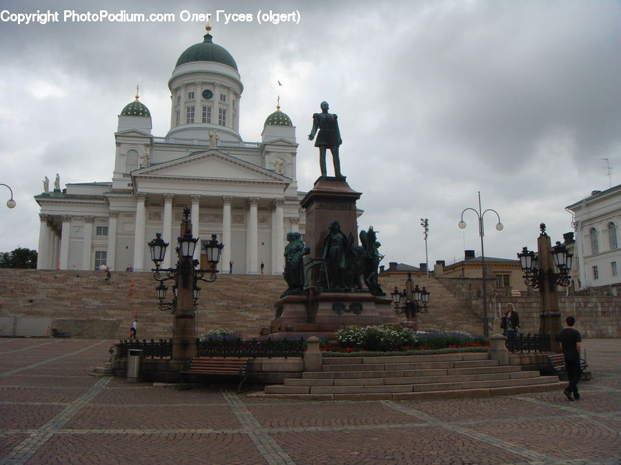 Architecture, Cathedral, Church, Worship, Downtown, Plaza, Town Square