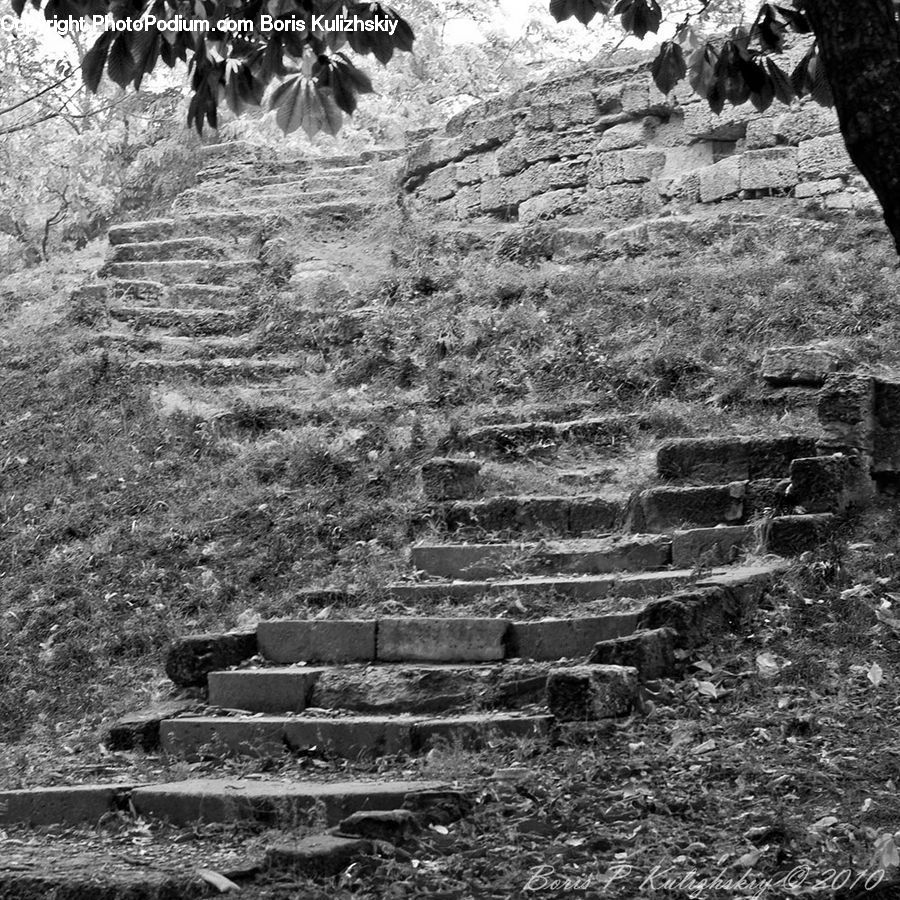 Rock, Brick, Path, Trail, Amphitheater, Amphitheatre, Architecture