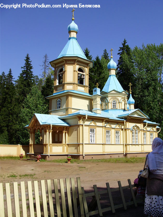 Bench, Architecture, Housing, Monastery, Fence, Church, Worship